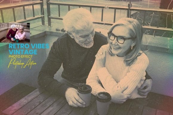 Download Retro Vibes Vintage Photo Effect - Vintage Collection