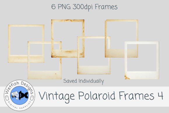 Download Vintage PNG Polaroid Frames 4 - Vintage Collection