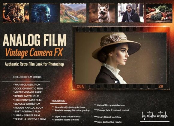 Download Analog Film Vintage Camera FX Photoshop - Vintage Collection